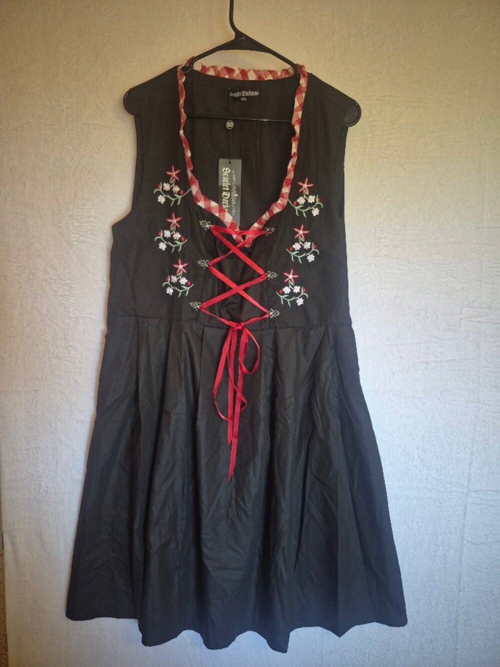 Scarlet Darkness Dress NWT 2XL Goth Steampunk Coquette Rockabilly Dark Romance